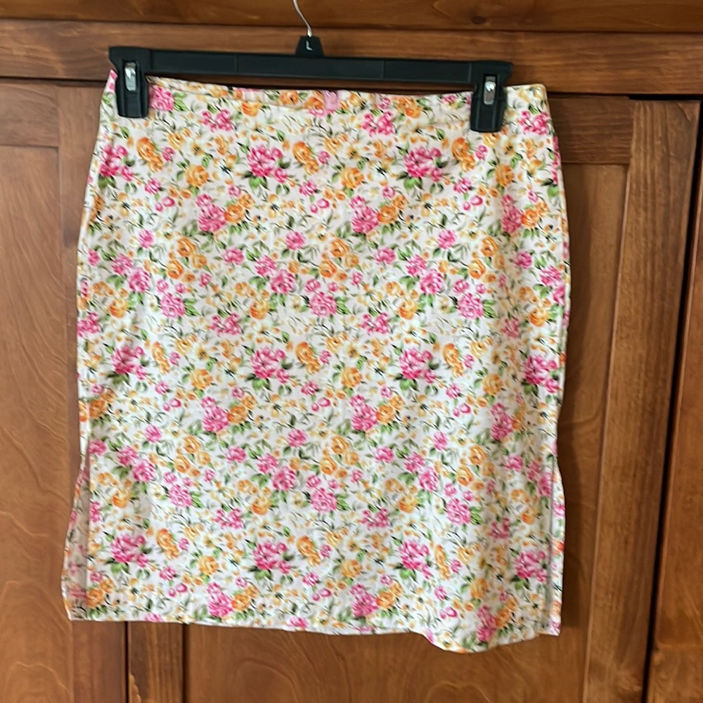 Y2K Floral Print Women's Skirt -